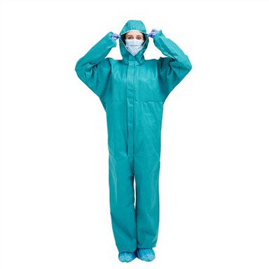 Blå engangs kjeledress